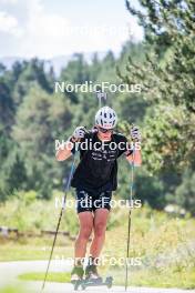 17.08.2024, Font-Romeu, France (FRA): Edgar Geny (FRA) - Biathlon summer training, Font-Romeu (FRA). www.nordicfocus.com. © Authamayou/NordicFocus. Every downloaded picture is fee-liable.