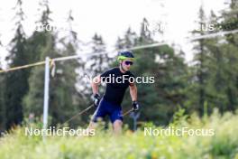 10.09.2024, Lenzerheide, Switzerland (SUI): Taras Lesiuk (UKR) - Biathlon summer training, Lenzerheide (SUI). www.nordicfocus.com. © Manzoni/NordicFocus. Every downloaded picture is fee-liable.