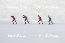 11.10.2024, Ramsau am Dachstein, Austria (AUT): Undefined Austrian athletes compete on the Dachstein glacier - Biathlon summer training, Dachsteinglacier, Ramsau am Dachstein (AUT). www.nordicfocus.com. © Manzoni/NordicFocus. Every downloaded picture is fee-liable.