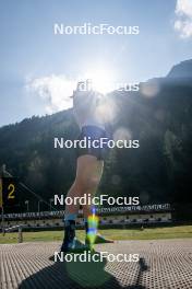 28.08.2024, Bessans, France (FRA): Gilonne Guigonnat (FRA) - Biathlon summer training, Bessans (FRA). www.nordicfocus.com. © Authamayou/NordicFocus. Every downloaded picture is fee-liable.