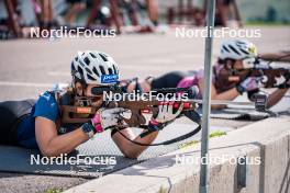 06.08.2024, Lavaze, Italy (ITA): Anna Andexer (AUT) - Biathlon summer training, Lavaze (ITA). www.nordicfocus.com. © Barbieri/NordicFocus. Every downloaded picture is fee-liable.