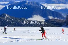 12.10.2024, Ramsau am Dachstein, Austria (AUT): Oceane Michelon (FRA) - Biathlon summer training, Dachsteinglacier, Ramsau am Dachstein (AUT). www.nordicfocus.com. © Manzoni/NordicFocus. Every downloaded picture is fee-liable.