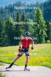 27.06.2024, Lavaze, Italy (ITA): Johannes Dale-Skjevdal (NOR) - Biathlon summer training, Lavaze (ITA). www.nordicfocus.com. © Barbieri/NordicFocus. Every downloaded picture is fee-liable.