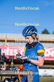 05.09.2024, Font-Romeu, France (FRA): Anna Karin Heijdenberg (SWE) - Biathlon summer training, Font-Romeu (FRA). www.nordicfocus.com. © Authamayou/NordicFocus. Every downloaded picture is fee-liable.