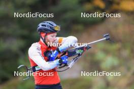 13.10.2024, Ramsau am Dachstein, Austria (AUT): Gion Stalder (SUI) - Biathlon summer training, Ramsau am Dachstein (AUT). www.nordicfocus.com. © Manzoni/NordicFocus. Every downloaded picture is fee-liable.