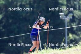 15.07.2024, Lenzerheide, Switzerland (SUI): Vincent Bonacci (USA) - Biathlon summer training, Lenzerheide (SUI). www.nordicfocus.com. © Manzoni/NordicFocus. Every downloaded picture is fee-liable.