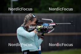 15.05.2024, Ruhpolding, Germany (GER): Stefanie Scherer (GER) - Biathlon summer training, Ruhpolding (SUI). www.nordicfocus.com. © Reiter/NordicFocus. Every downloaded picture is fee-liable.