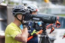 27.08.2024, Martell, Italy (ITA): Elia Zeni (ITA) - Biathlon summer training, Martell (ITA). www.nordicfocus.com. © Vanzetta/NordicFocus. Every downloaded picture is fee-liable.