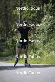 18.06.2024, Correncon-en-Vercors, France (FRA): Damien Levet (FRA) - Biathlon summer training, Correncon-en-Vercors (FRA). www.nordicfocus.com. © Joly/NordicFocus. Every downloaded picture is fee-liable.