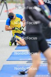 05.09.2024, Lenzerheide, Switzerland (SUI): Taras Lesiuk (UKR) - Biathlon summer training, Lenzerheide (SUI). www.nordicfocus.com. © Manzoni/NordicFocus. Every downloaded picture is fee-liable.