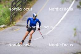 26.08.2024, Martell, Italy (ITA): Dorothea Wierer of Italy - Biathlon summer training, Martell (ITA). www.nordicfocus.com. © Vanzetta/NordicFocus. Every downloaded picture is fee-liable.