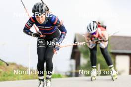 15.09.2024, Lenzerheide, Switzerland (SUI): Oceane Michelon (FRA) - Sommer Nordic Event 2024, Sommer Biathlon Cup, Lenzerheide (SUI). www.nordicfocus.com. © Manzoni/NordicFocus. Every downloaded picture is fee-liable.