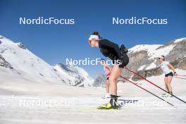 19.06.2024, Tignes, France (FRA): Lou Jeanmonnot (FRA) - Biathlon summer training, Tignes (FRA). www.nordicfocus.com. © Authamayou/NordicFocus. Every downloaded picture is fee-liable.