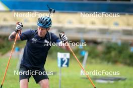 26.08.2024, Martell, Italy (ITA): Lukas Hofer (ITA) - Biathlon summer training, Martell (ITA). www.nordicfocus.com. © Vanzetta/NordicFocus. Every downloaded picture is fee-liable.