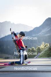 21.10.2024, Lavaze, Italy (ITA): Juni Arnekleiv (NOR) - Biathlon summer training, Lavaze (ITA). www.nordicfocus.com. © Vanzetta/NordicFocus. Every downloaded picture is fee-liable.