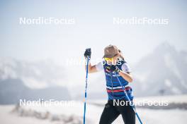 19.06.2024, Tignes, France (FRA): Gilonne Guigonnat (FRA) - Biathlon summer training, Tignes (FRA). www.nordicfocus.com. © Authamayou/NordicFocus. Every downloaded picture is fee-liable.