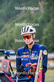 28.08.2024, Bessans, France (FRA): Eric Perrot - Biathlon summer training, Bessans (FRA). www.nordicfocus.com. © Authamayou/NordicFocus. Every downloaded picture is fee-liable.