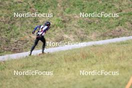 15.09.2024, Lenzerheide, Switzerland (SUI): Quentin Fillon Maillet (FRA) - Sommer Nordic Event 2024, Sommer Biathlon Cup, Lenzerheide (SUI). www.nordicfocus.com. © Manzoni/NordicFocus. Every downloaded picture is fee-liable.