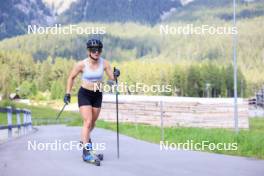 15.07.2024, Lenzerheide, Switzerland (SUI): Grace Castonguay (USA) - Biathlon summer training, Lenzerheide (SUI). www.nordicfocus.com. © Manzoni/NordicFocus. Every downloaded picture is fee-liable.