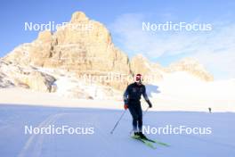 14.10.2024, Ramsau am Dachstein, Austria (AUT): Joscha Burkhalter (SUI) - Biathlon summer training, Dachsteinglacier, Ramsau am Dachstein (AUT). www.nordicfocus.com. © Manzoni/NordicFocus. Every downloaded picture is fee-liable.