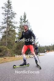 13.10.2024, Ramsau am Dachstein, Austria (AUT): Niklas Hartweg (SUI) - Biathlon summer training, Ramsau am Dachstein (AUT). www.nordicfocus.com. © Manzoni/NordicFocus. Every downloaded picture is fee-liable.