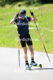 06.08.2024, Lenzerheide, Switzerland (SUI): Gion Stalder (SUI) - Biathlon summer training, Lenzerheide (SUI). www.nordicfocus.com. © Manzoni/NordicFocus. Every downloaded picture is fee-liable.