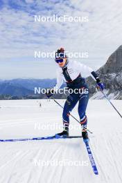 14.10.2024, Ramsau am Dachstein, Austria (AUT): Gilonne Guigonnat (FRA) - Biathlon summer training, Dachsteinglacier, Ramsau am Dachstein (AUT). www.nordicfocus.com. © Manzoni/NordicFocus. Every downloaded picture is fee-liable.