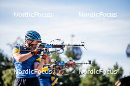 05.09.2024, Font-Romeu, France (FRA): Emil Nykvist (SWE) - Biathlon summer training, Font-Romeu (FRA). www.nordicfocus.com. © Authamayou/NordicFocus. Every downloaded picture is fee-liable.