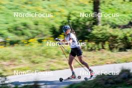 17.08.2024, Font-Romeu, France (FRA): Lou-Anne Dupont Ballet-Baz (FRA) - Biathlon summer training, Font-Romeu (FRA). www.nordicfocus.com. © Authamayou/NordicFocus. Every downloaded picture is fee-liable.