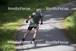 18.06.2024, Correncon-en-Vercors, France (FRA): Fabien Claude (FRA) - Biathlon summer training, Correncon-en-Vercors (FRA). www.nordicfocus.com. © Joly/NordicFocus. Every downloaded picture is fee-liable.