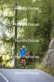 27.08.2024, Martell, Italy (ITA): Giacomel Tommaso (ITA) - Biathlon summer training, Martell (ITA). www.nordicfocus.com. © Vanzetta/NordicFocus. Every downloaded picture is fee-liable.