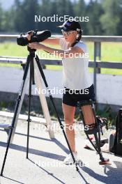 06.08.2024, Lenzerheide, Switzerland (SUI): Selina Gasparin (SUI) - Biathlon summer training, Lenzerheide (SUI). www.nordicfocus.com. © Manzoni/NordicFocus. Every downloaded picture is fee-liable.