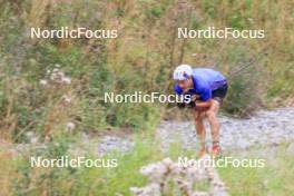 04.09.2024, Lenzerheide, Switzerland (SUI): Sturla Holm Laegreid (NOR) - Biathlon summer training, Lenzerheide (SUI). www.nordicfocus.com. © Manzoni/NordicFocus. Every downloaded picture is fee-liable.