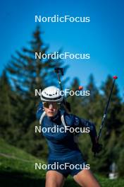 29.09.2024, Lavaze, Italy (ITA): Hannah Auchentaller (ITA) - Biathlon summer training, Lavaze (ITA). www.nordicfocus.com. © Barbieri/NordicFocus. Every downloaded picture is fee-liable.