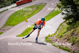 06.06.2024, Lavaze, Italy (ITA): Viktor Brandt (SWE) - Biathlon summer training, Lavaze (ITA). www.nordicfocus.com. © Barbieri/NordicFocus. Every downloaded picture is fee-liable.