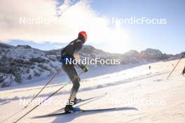 14.10.2024, Ramsau am Dachstein, Austria (AUT): Sebastian Stalder (SUI) - Biathlon summer training, Dachsteinglacier, Ramsau am Dachstein (AUT). www.nordicfocus.com. © Manzoni/NordicFocus. Every downloaded picture is fee-liable.