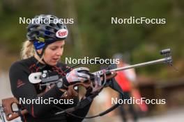 13.10.2024, Ramsau am Dachstein, Austria (AUT): Lisa Theresa Hauser (AUT) - Biathlon summer training, Ramsau am Dachstein (AUT). www.nordicfocus.com. © Manzoni/NordicFocus. Every downloaded picture is fee-liable.