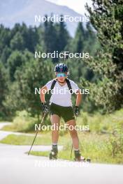 17.08.2024, Font-Romeu, France (FRA): Lou-Anne Dupont Ballet-Baz (FRA) - Biathlon summer training, Font-Romeu (FRA). www.nordicfocus.com. © Authamayou/NordicFocus. Every downloaded picture is fee-liable.