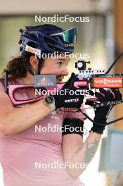 12.06.2024, Premanon, France (FRA): Lou Jeanmonnot (FRA) - Biathlon summer training, Premanon (FRA). www.nordicfocus.com. © Manzoni/NordicFocus. Every downloaded picture is fee-liable.