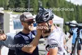 27.08.2024, Martell, Italy (ITA): Andrea Zattoni (ITA) - Biathlon summer training, Martell (ITA). www.nordicfocus.com. © Vanzetta/NordicFocus. Every downloaded picture is fee-liable.