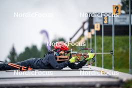 27.09.2024, Lavaze, Italy (ITA): Lisa Vittozzi (ITA) - Biathlon summer training, Lavaze (ITA). www.nordicfocus.com. © Barbieri/NordicFocus. Every downloaded picture is fee-liable.