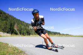 23.07.2024, Premanon, France (FRA): Theo Guiraud Poillot (FRA) - Biathlon summer training, Premanon (FRA). www.nordicfocus.com. © Manzoni/NordicFocus. Every downloaded picture is fee-liable.