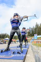 15.09.2024, Lenzerheide, Switzerland (SUI): Lou Jeanmonnot (FRA) - Sommer Nordic Event 2024, Sommer Biathlon Cup, Lenzerheide (SUI). www.nordicfocus.com. © Manzoni/NordicFocus. Every downloaded picture is fee-liable.