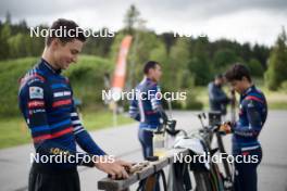 15.06.2024, Correncon-en-Vercors, France (FRA): Eric Perrot (FRA) - Biathlon summer training, Correncon-en-Vercors (FRA). www.nordicfocus.com. © Joly/NordicFocus. Every downloaded picture is fee-liable.