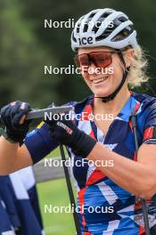 04.09.2024, Lenzerheide, Switzerland (SUI): Karoline Offigstad Knotten (NOR) - Biathlon summer training, Lenzerheide (SUI). www.nordicfocus.com. © Manzoni/NordicFocus. Every downloaded picture is fee-liable.