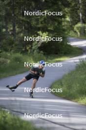 18.06.2024, Correncon-en-Vercors, France (FRA): Oscar Lombardot (FRA) - Biathlon summer training, Correncon-en-Vercors (FRA). www.nordicfocus.com. © Joly/NordicFocus. Every downloaded picture is fee-liable.