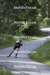 18.06.2024, Correncon-en-Vercors, France (FRA): Oscar Lombardot (FRA) - Biathlon summer training, Correncon-en-Vercors (FRA). www.nordicfocus.com. © Joly/NordicFocus. Every downloaded picture is fee-liable.