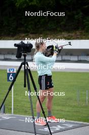 15.05.2024, Ruhpolding, Germany (GER): Stefanie Scherer (GER) - Biathlon summer training, Ruhpolding (SUI). www.nordicfocus.com. © Reiter/NordicFocus. Every downloaded picture is fee-liable.