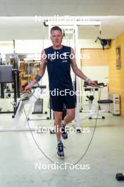 27.08.2024, Martell, Italy (ITA): Lukas Hofer (ITA) - Biathlon summer training, Martell (ITA). www.nordicfocus.com. © Vanzetta/NordicFocus. Every downloaded picture is fee-liable.