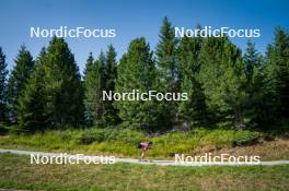 31.07.2024, Lavaze, Italy (ITA): Lara Wagner (AUT) - Biathlon summer training, Lavaze (ITA). www.nordicfocus.com. © Barbieri/NordicFocus. Every downloaded picture is fee-liable.